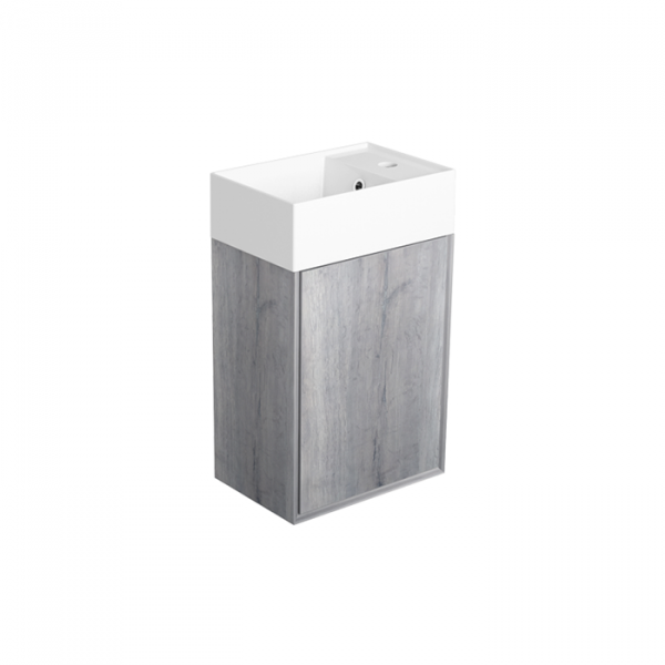 SIMAS AGILE Тумба подвесная 40x27xh51 см, для раковины AG40., 1 дверца, цвет: BARRIQUE