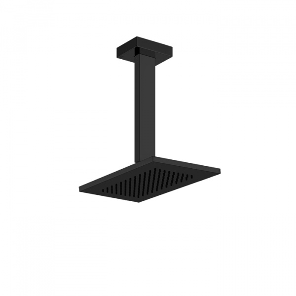 Gessi Rettangolo Верхний душ для потолочного крепления 216x140мм, высота 270мм, цвет: Black XL