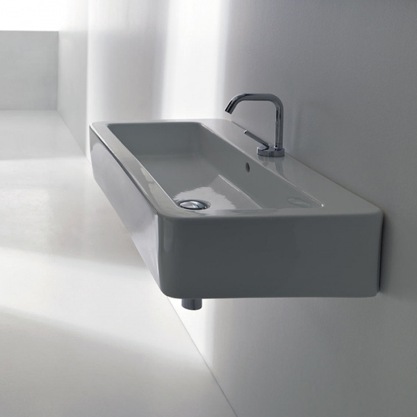 Kerasan Ego Раковина 90х43см., подвесная, с 1 отв., цвет: белый