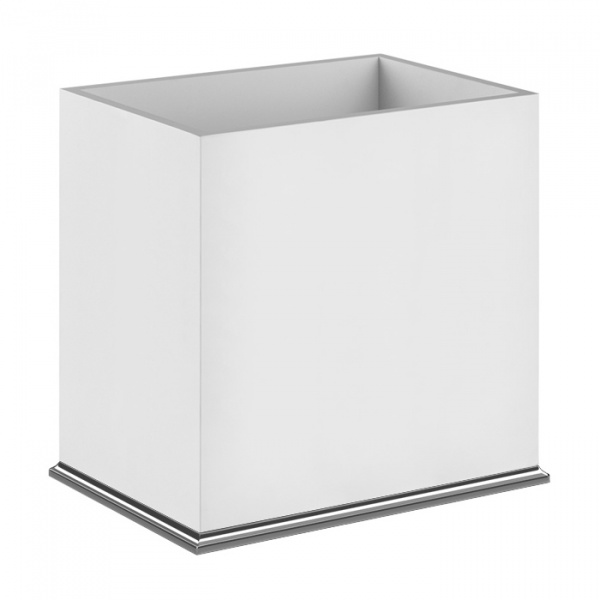 Gessi Eleganza Корзина для мусора, напольная, цвет: Finox/белый