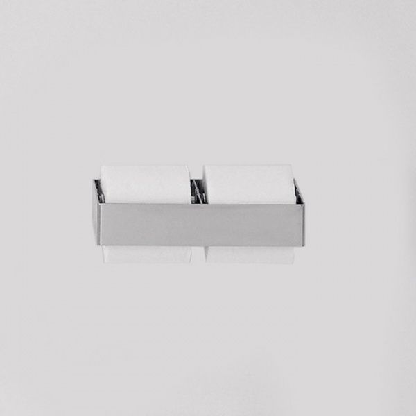 Agape 369 Двойной держатель туалетного рулона, подвесной, цвет: глянец