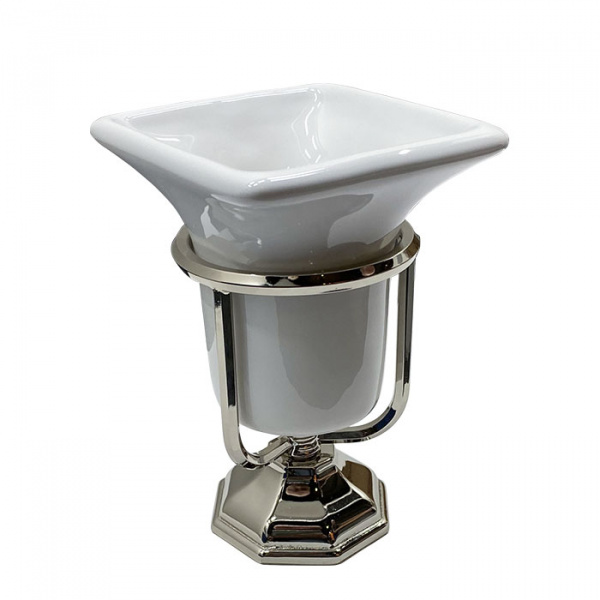 Sbordoni Deco Стакан настольный, цвет: никель