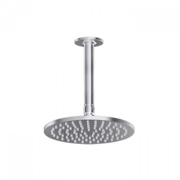 Gessi Inciso Потолочная душевая головка шарнирная на 1/2&quot, Ø200 мм, цвет: finox