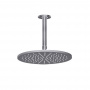 Gessi Inciso Потолочная душевая головка шарнирная на 1/2&quot, Ø300мм, длина изготавливается под заказ (от 105 до 1855 мм), цвет: finox