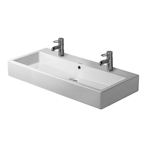Duravit Vero Раковина 100х47 см, 2 отв., цвет: белый