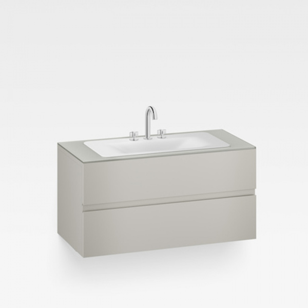 Armani Roca Baia Тумба подвесная с раковиной, 120х59х61см с 2 ящиками, со столешницей, цвет: silver