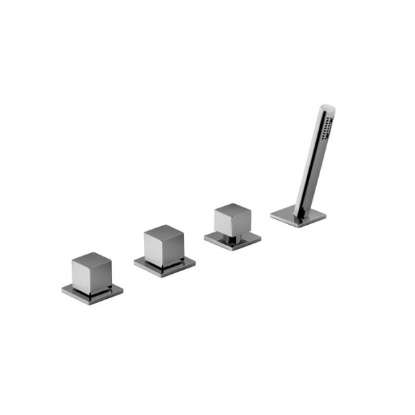 Fantini Mint Смеситель на борт ванны, цвет: нержавеющая сталь