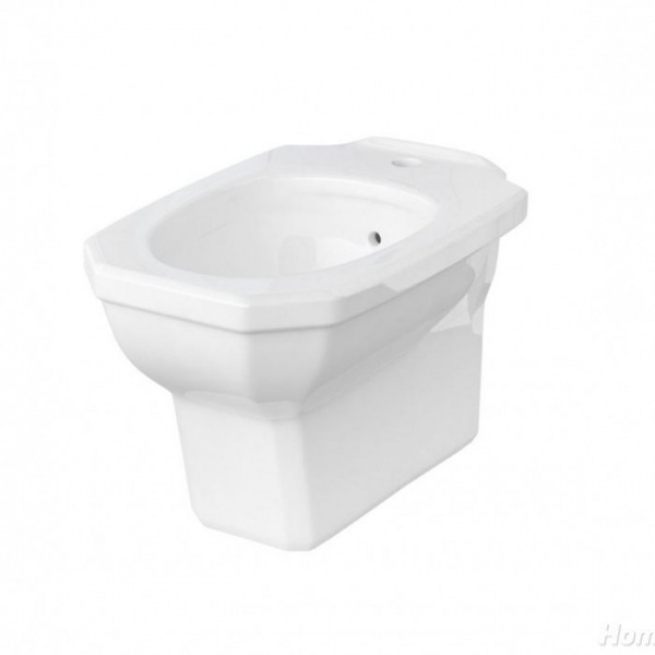 Sbordoni Romana Биде подвесное 34.5х53см, с внешн. подачей воды, 1 отверстие для смесителя, белое/отверстие бронза