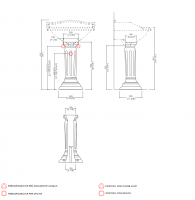 Devon&Devon Cambridge Раковина 64х48 см, 1 отв., на пьедестале, цвет: белый