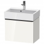 Duravit D-Neo Тумбочка подвесная компакт 44x58.4x37.2 см, раковина, 1 ящик, цвет: белый высокоглянцевый