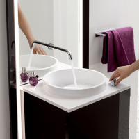 EMCO Touch 450 classic Комплект мебели с дверцей правый, цвет: черный/optiwhite