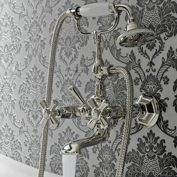 Sbordoni Deco Смеситель для ванны на 2 отверстия, цвет: никель