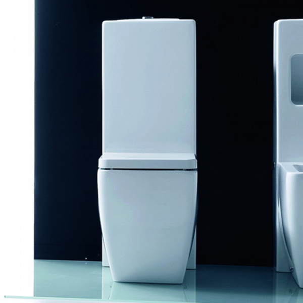 Kerasan Ego унитаз приставной 53х36см, белый с напольным бачком