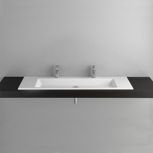 Bette Aqua Раковина 140х49.5х9 см, 2 отв., цвет: белый