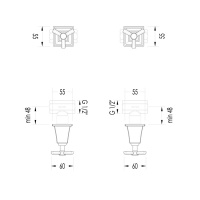 Devon&Devon Time Краны запорные пара, цвет: никель сатинированный