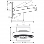 Hansgrohe Rainfinity Верхний душ, d=250мм, 3 jet, с настенным держателем, EcoSmart, цвет: белый матовый