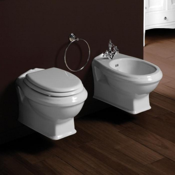 SIMAS Arcade Унитаз подвесной 37х51см, безободковый &quotRimless", цвет: белый, СИДЕНЬЕ НА ВЫБОР