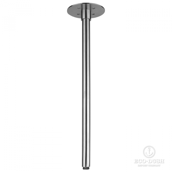 HUBER Lynox Держатель верхнего душа потолочный 200мм, нержавеющая сталь