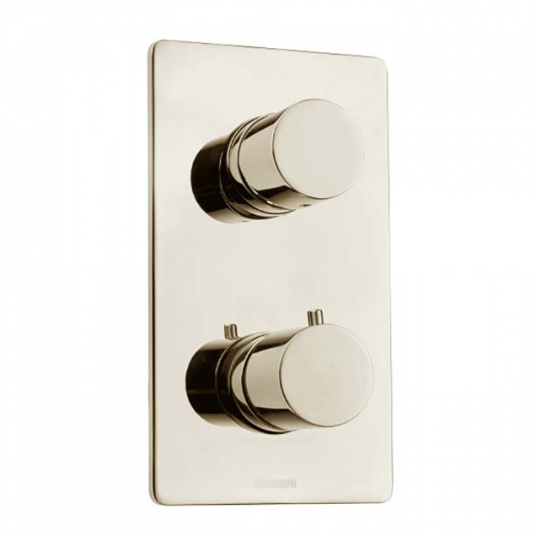 Bossini Oki Термостат для душа, встраиваемый, с девиаторм 1/2/3/4/5, цвет: никель сатинированный