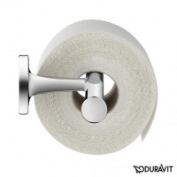 Duravit Starck T Двойной держатель туалетной бумаги, подвесной, цвет: хром