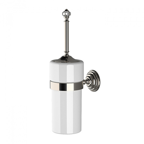 Devon&Devon Gemstone Ерш подвесной в керамичнской колбе, цвет: никель блестящий