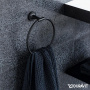 Duravit Starck T Полотенцедержатель - кольцо 22.8см, подвесной, цвет: черный матовый