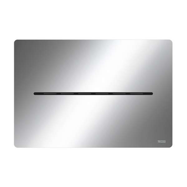 TECEsolid Металическая панель смыва для унитаза TECEsolid с бесконтактной активацией, батарея 6 В, хром глянцевый