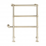 Devon&Devon Baccus 4 Полотенцесушитель электрический 80.5х95.2x15.7см, скрытое подключение SX, цвет: светлое золото