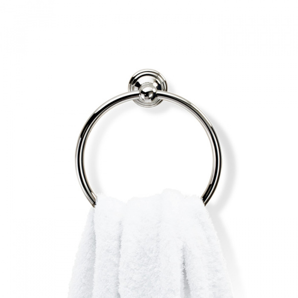 Decor Walther Classic HTR Полотенцедержатель кольцо 18.2см., подвесной, цвет: никель полированный