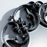 Devon&Devon Black Amelie Зеркало 89х89см, цвет: черный/патина