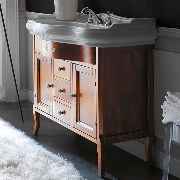 Kerasan Retro Комплект мебели 100см, Цвет: noce