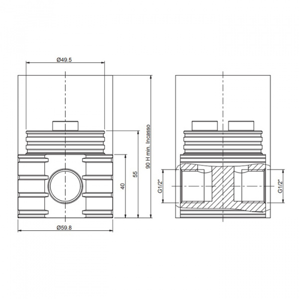 Antonio Lupi Indigo Смеситель для раковины, напольный, на 1 отв., излив: 335мм, цвет: графит