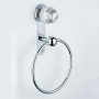 THG Marquise porcelaine blanche Полотенцедержатель - кольцо 18см., подвесной, цвет: хром/платина/белый фарфор