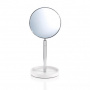 Decor Walther Stone KSA Косметическое зеркало 40x18x16.5см, на подставке, настольное, цвет: белый / хром