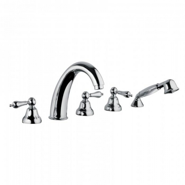 Смеситель для ванны Bongio Capri, цвет: хром