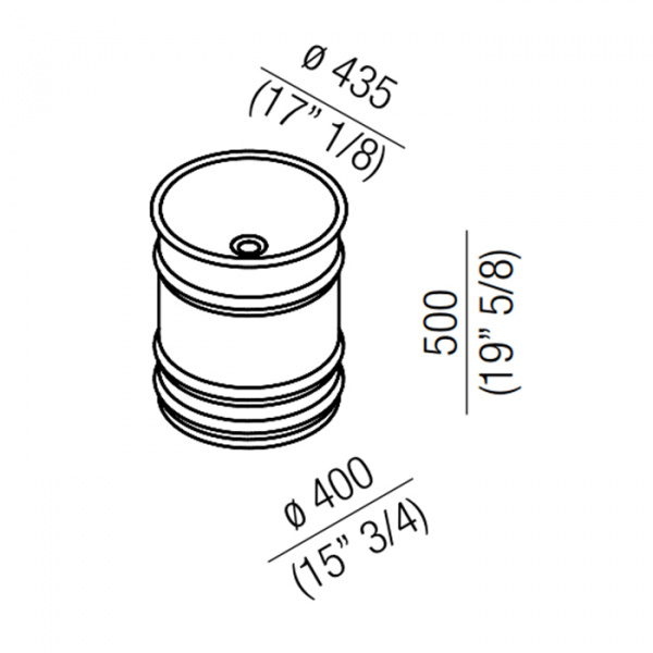 Agape Vieques Раковина 43.5x50 см, без отв., круглая, цвет: белый