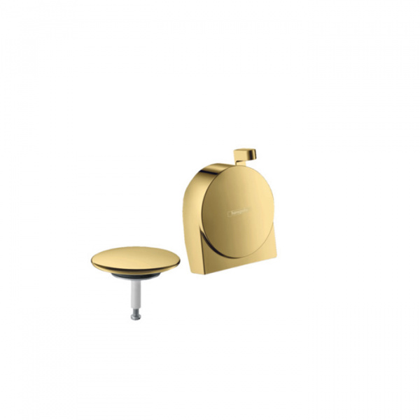 Hansgrohe Exafill S Внешняя часть излива на ванну с набором для слива и перелива, цвет: золото