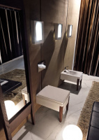 Kerasan Bentley Зеркало напольное в деревянной раме 200х55см, цвет: темный ясень