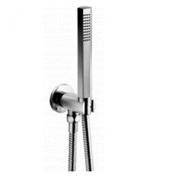 Fantini Venezia Душевой набор: ручная лейка VENEZIA, шланг 150 см, держатель для ручной лейки, цвет: хром