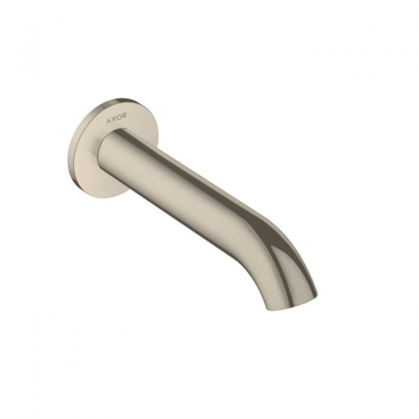Axor Uno Излив для ванны, 178мм, настенный, ¾’, цвет: шлифованный никель