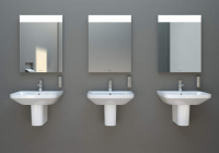 Duravit DuraStyle Раковина 55х44 см, 1 отв., с переливом, цвет: белый