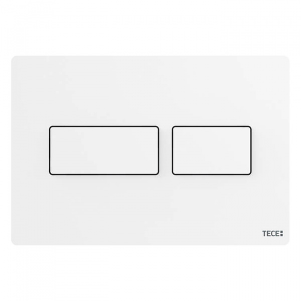 TECEsolid. Панель смыва с двойной системой смыва для унитаза, цвет: белый матовый