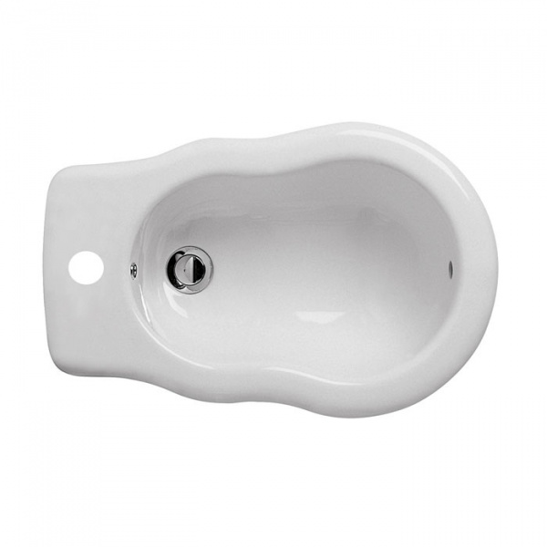 Globo Paestum Биде напольное 56х37см с 1 отв. под смеситель, с комплектом креплений, цвет: белый