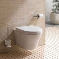 TOTO MH Унитаз подвесной 39.4x53x33.9см, безободковый, Tornado Flush, CeFiONtect, цвет: белый