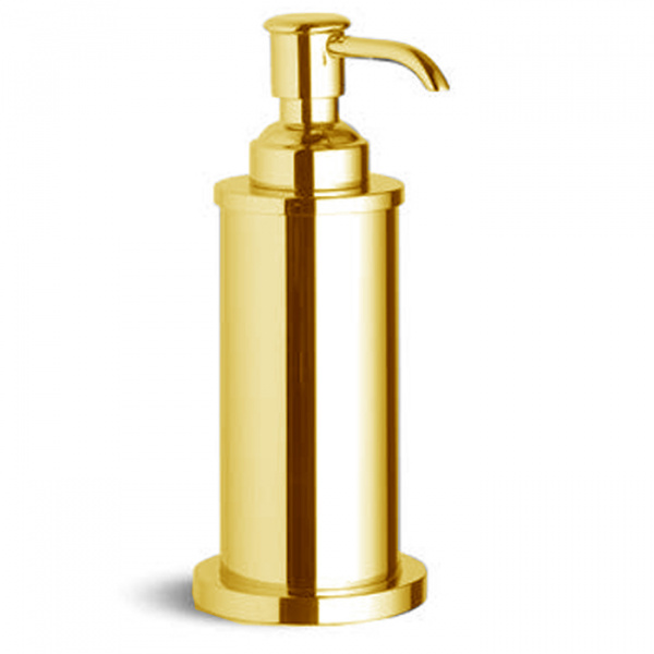 Bertocci Cinquecento Дозатор настольный в металлической колбе, цвет: золото матовое