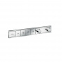 Hansgrohe RainSelect Термостат для душа, 4 источника, внешняя часть, цвет: хром