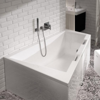 Ванна асимметричная Riho BA90005, 180х130, санитарный акрил