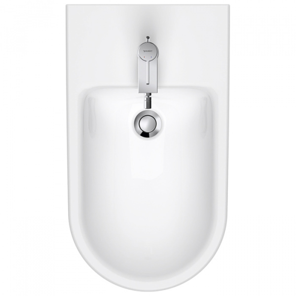 Duravit D-Neo Биде напольное 37x65х40 см, с переливом, с 1 отв., цвет: белый