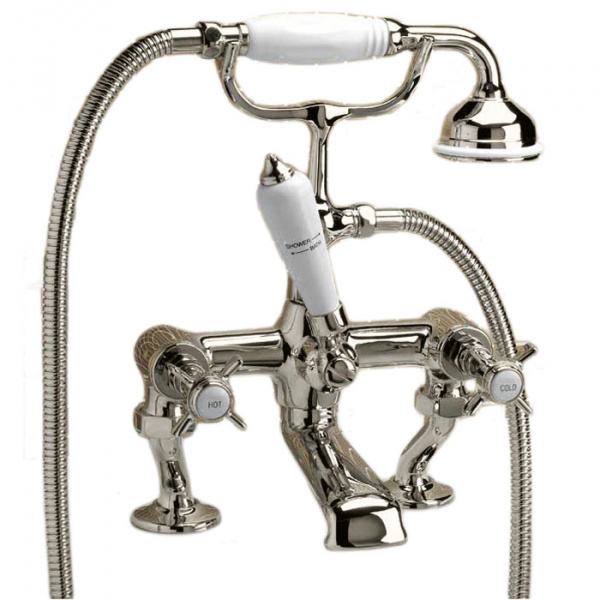 Devon&Devon Coventry Смеситель для ванны, цвет: никель сатинированный