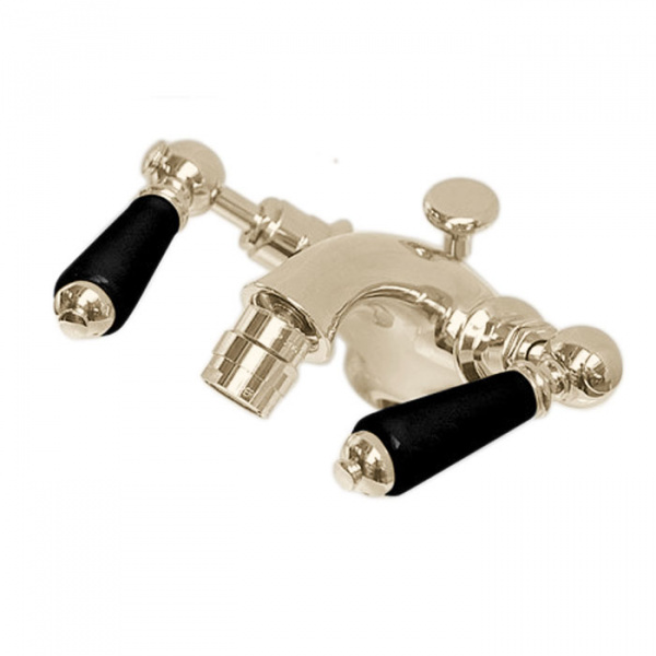 Devon&Devon Black Dandy Смеситель для биде, цвет: золото